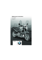 BMW R850 R1150R - Maintenance Instructions EN 2004 